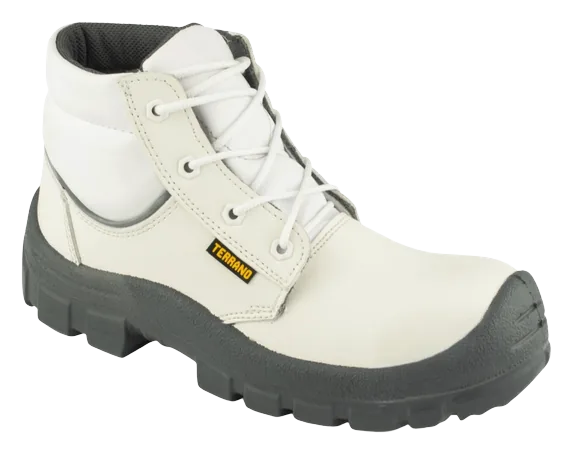 Bota de seguridad blanca
